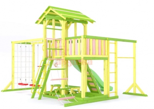 Детская спортивная площадка для дачи Савушка 15 Color-10