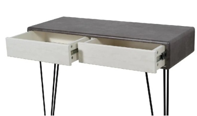 Стол-консоль Телфорд серый бетон 
