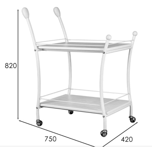 Стол сервировочный Марко белый 