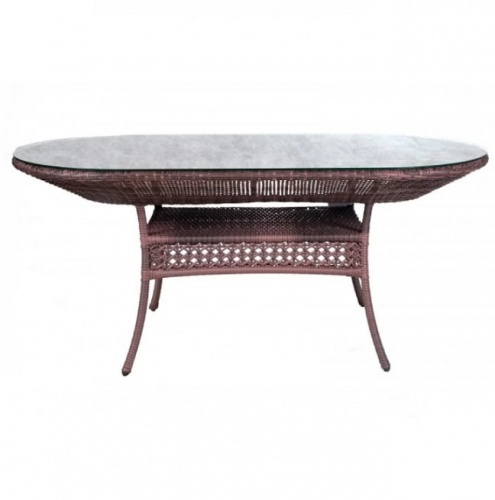 Стол обеденный овальный CAMELLIA шоколад