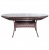 Стол обеденный овальный CAMELLIA шоколад