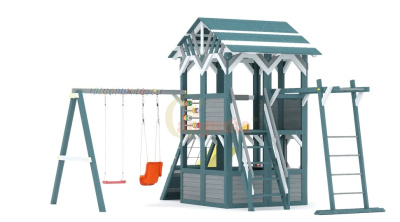 Детский спортивный комплекс для дачи Савушка PlayHouse-1