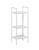Стеллаж Leset Стилвуд 13 узкий 3 полки белый 