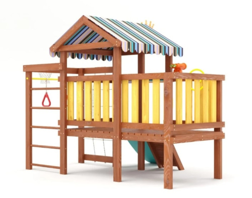 Детская спортивная площадка для дачи Савушка Baby Play 3 (Priority)