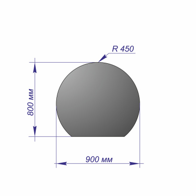 Лист напольный 900х800х1,5 R450 медь