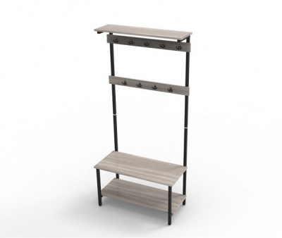 Вешалка групповая ВГР-5 ясень шимо светлый 