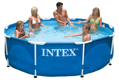 Каркасный бассейн 305х76 см Intex Metal Frame 28200/56997