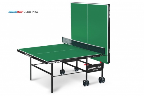Теннисный стол с сеткой START LINE Club Pro green