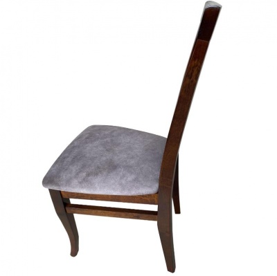 Стул МДК-99 орех Микровелюр коричневый 