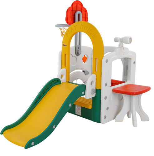 Горка-комплекс Pituso Fun Space FE-HT-TQK01 зеленый желтый