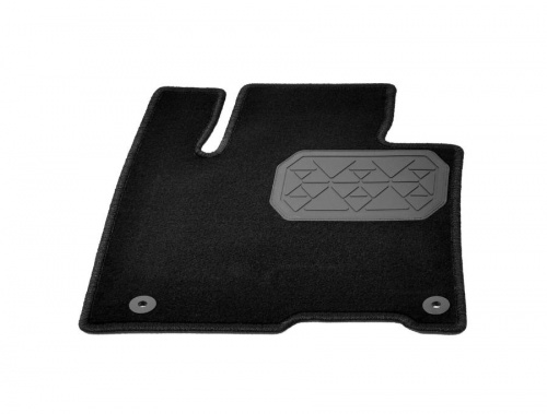 Коврики салона текстильные Hyundai Santa Fe (TM) (7 мест) (2018) черные
