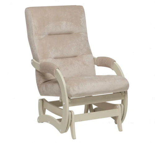 Кресло-маятник Leset Альва слоновая кость Crash lux 3