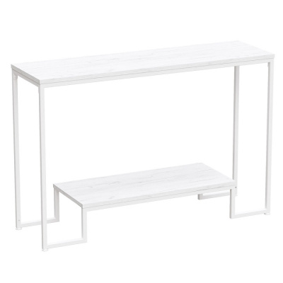 Стол-консоль Пекин 4 дуб белый металл белый 