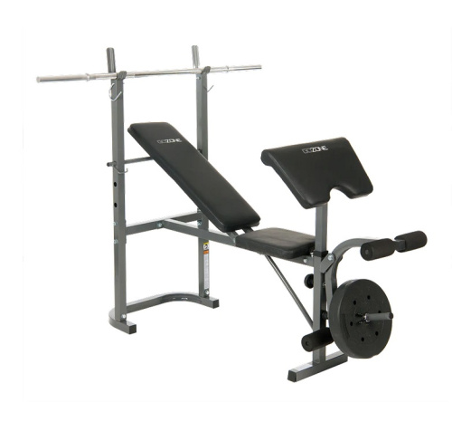 Скамья под штангу с опциями DFC GOZONE GZE-2201 со штангой