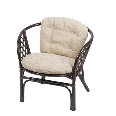 IND Комплект Багама 1 дуэт темно-коричневый подушка бежевая 