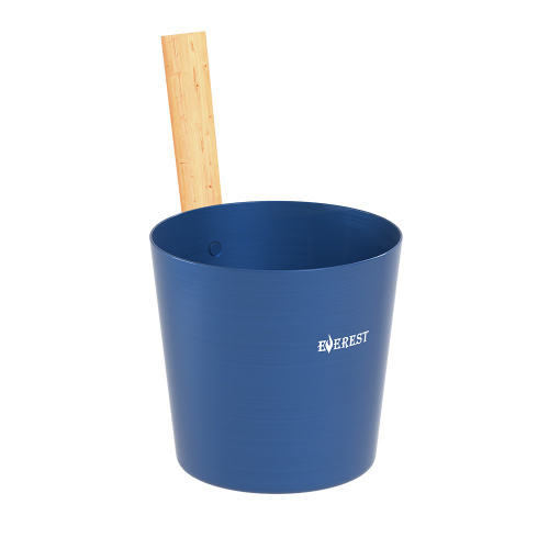 Шайка EVEREST 5л алюминий BLUE (TG-47)