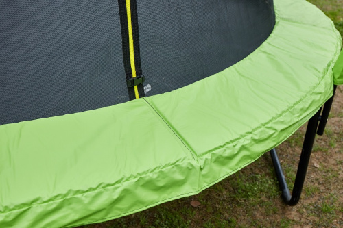 Батут Atlas Sport 252 см (8ft) с внутренней сеткой и лестницей GREEN