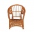 IND Комплект Черчиль кресло и овальный столик коньяк 
