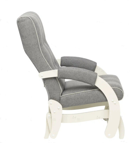 Кресло-маятник Leset Хилл слоновая кость Malmo 90 кант Malmo 05