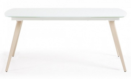 Стол обеденный Mebelart ELIOT 140 супер белый глянцевый 