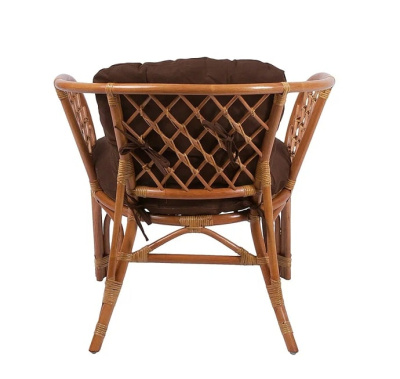 IND Кресло Багама 1 коньяк подушка коричневая 