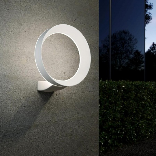 Бра уличное Elektrostandard 1710 Techno LED Ring белый