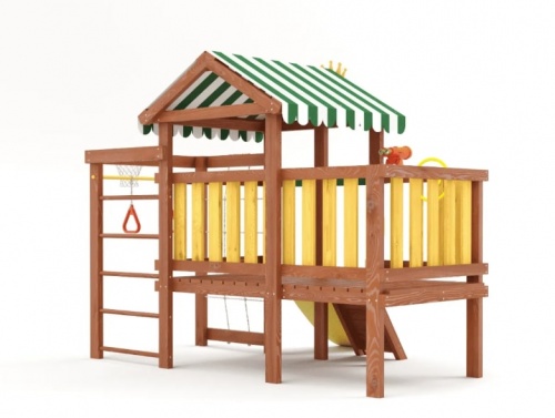 Детская спортивная площадка для дачи Савушка Baby 3 Play