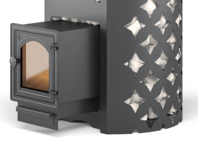 Банная печь ЭТНА 24 (ДТ-4С) закрытая каменка