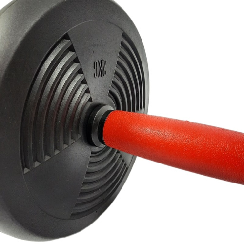 Набор гантелей со штангой и гирями 6 в 1 AMETIST 20 кг