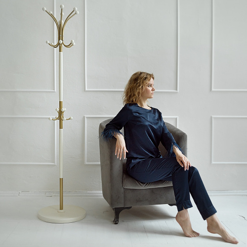 Вешалка напольная Д 1 Декарт золотой 