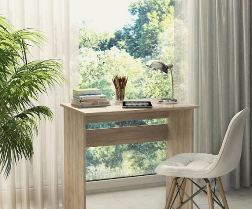 Стол компьютерный Уно-4 дуб молочный 