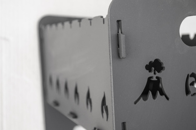 Мангал Вулкан Мини разборный 3мм