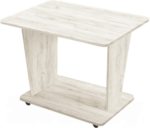 Стол журнальный СН-126.02 Астерикс дуб крафт белый 