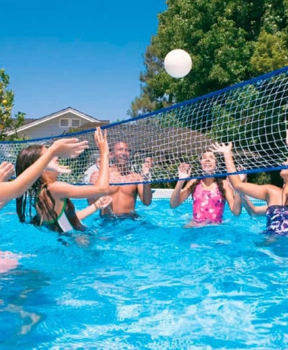 Бассейн Intex Ultra XTR с волейбольной сеткой 732x366x132 см 26368 