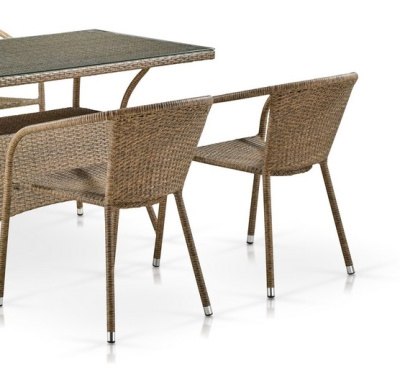 Комплект мебели T198D/Y137C-W56 Light Brown