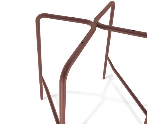 Стул барный Sheffilton SHT-ST19/S29 черный медный металлик 