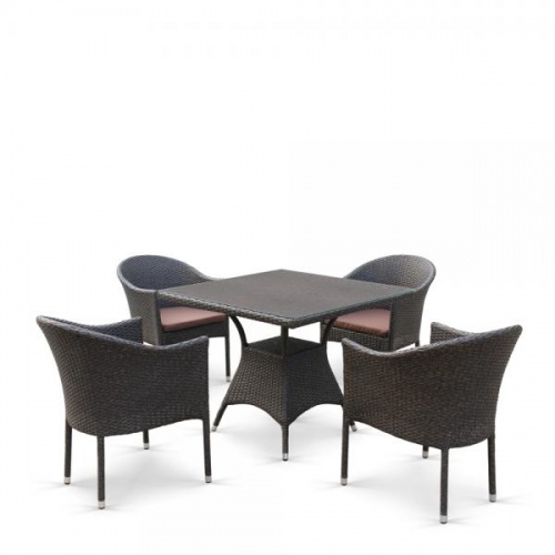 Комплект мебели T190B Y350A-W53-90x90 4Pcs Brown