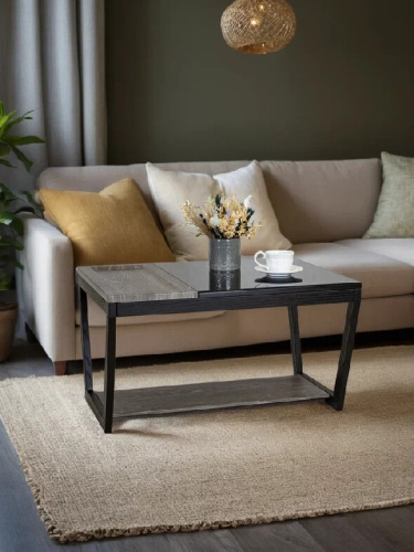 Стол журнальный BeautyStyle 31 дуб шоле графит венге 