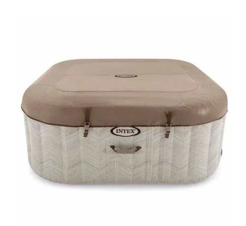 Бассейн-джакузи Intex PureSpa Chevron Deluxe (175x175x71 см)