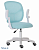 Кресло с регулировкой высоты Calviano Lovely голубое