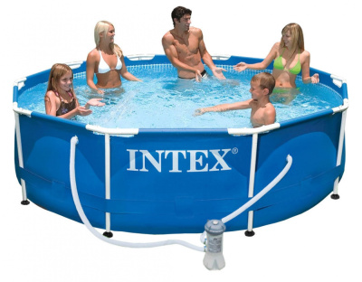Каркасный бассейн 305х76 см Intex Metal Frame 28202/56999