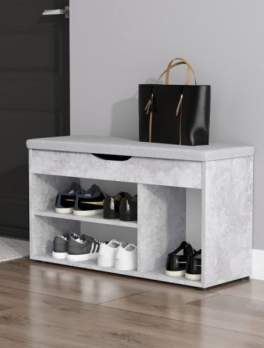 Банкетка Норд СН-122.08 бетон спаркс лайт 