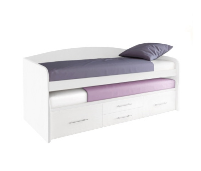 Двухъярусная выдвижная кровать СН 108.02 белый 