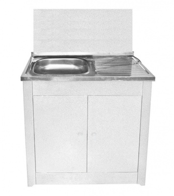 Тумба для умывальника Акватекс ДУЭТ белое золото