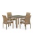 Комплект мебели T257B Y379B-W65 Light Brown