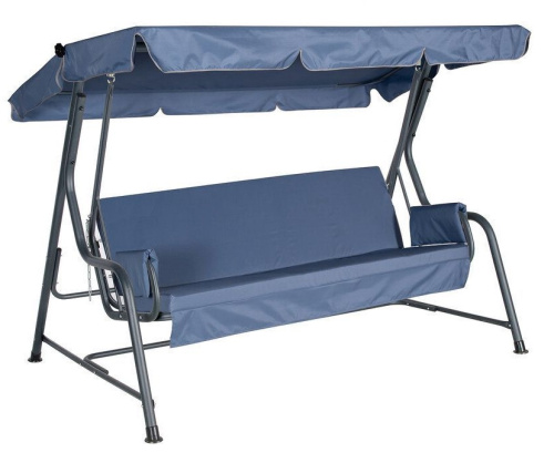 Качели садовые Альба A46A.5014 антрацит Удачная мебель