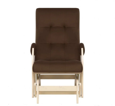 Кресло-маятник Leset Спринг слоновая кость Velur V23