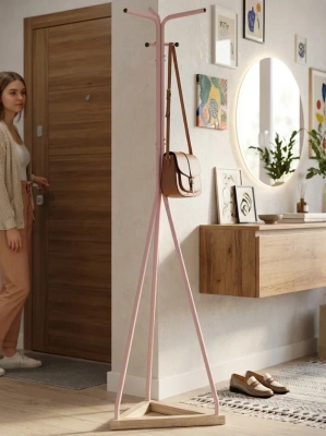 Вешалка напольная Галилео 213 розовый шимо 