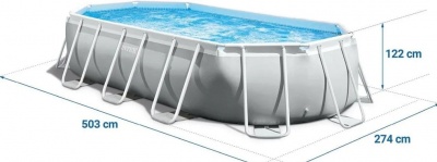 Бассейн каркасный Intex Prism Frame 610x305x122 см (26798)