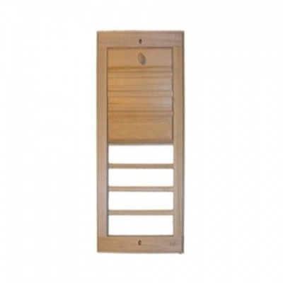 Решетка вентиляции липа с задвижкой малая М-16